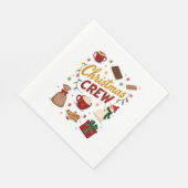 Serviette En Papier Équipe de Noël (2) (Coin)