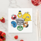 Serviette En Papier Équipe de Sesame Street (En situation)