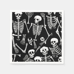 Serviette En Papier Équipe de squelette 2