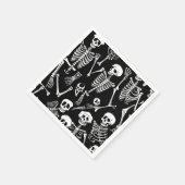 Serviette En Papier Équipe de squelette 2 (Coin)
