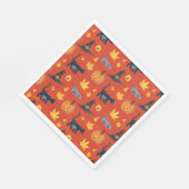 Serviette En Papier Eric Carle | Caterpillar Motif Halloween (Coin)