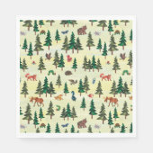 Serviette En Papier Eric Carle | Prêt pour le Motif de loisirs foresti (Devant)