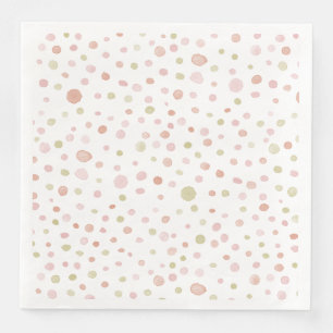 Serviette En Papier Erica Confetti Aquarelle points Papier Napkin