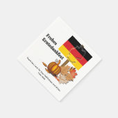 Serviette En Papier Erntedankfest | Allemand THANKSGIVING (Coin)