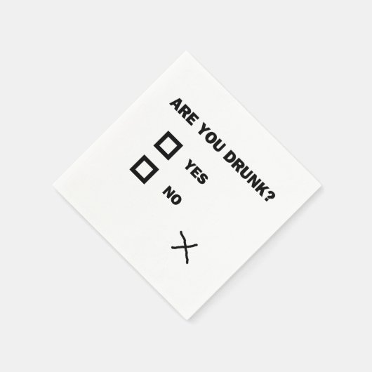 Serviette En Papier Es-Tu Coupable ? (Coin)