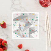 Serviette en papier Escalade, Anniversaire Mur de (En situation)