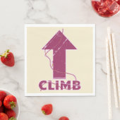 Serviette En Papier Escalade escalade corde (En situation)