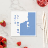 Serviette En Papier Escalade rock (En situation)