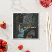 Serviette En Papier Escalier suspendu Halloween (En situation)
