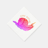 Serviette En Papier Escargot dans le style graphique (Coin)