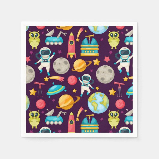 Serviette En Papier Espace (Devant)