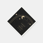 Serviette En Papier Espace astronomique mystique de la Lune Solaire No (Coin)