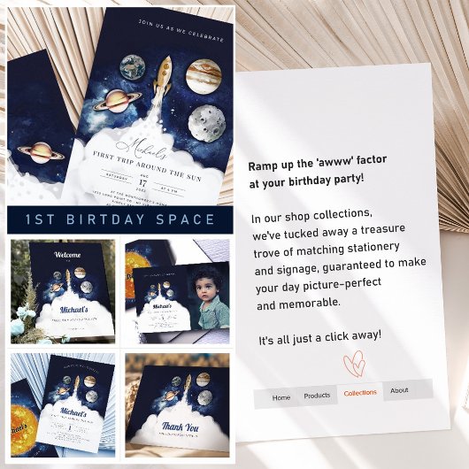 Serviette En Papier Espace Extérieur Rocket Planètes Galaxie Plaques d