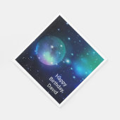 Serviette En Papier Espace extra-atmosphérique et étoiles Fête d'anniv (Coin)