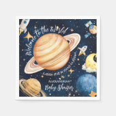 Serviette En Papier Espace moderne - Galaxie externe (Devant)