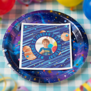 Serviette En Papier Espace Personnel Galaxie Anniversaire