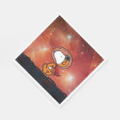 Serviette En Papier ESPACE | Snoopy Geometry Moon Walk (Coin)