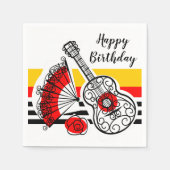 Serviette En Papier Espagne Souvenirs Classic Strik Anniversaire (Devant)