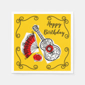 Serviette En Papier Espagnol Souvenirs Corners Papier d'anniversaire s (Devant)