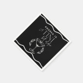 Serviette En Papier Espresso Light | Martini | Cocktail anniversaire (Coin)