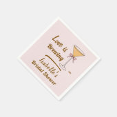 Serviette En Papier Espresso Martini Café Moderne Shower de Mariée Mo (Coin)