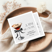 Serviette En Papier Espresso Martini Tini Bit Older Birthday Party