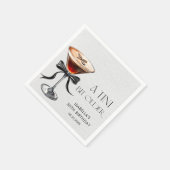 Serviette En Papier Espresso Martini Tini Bit Older Birthday Party (Coin)