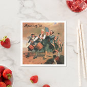 Serviette En Papier Esprit de '76 (En situation)