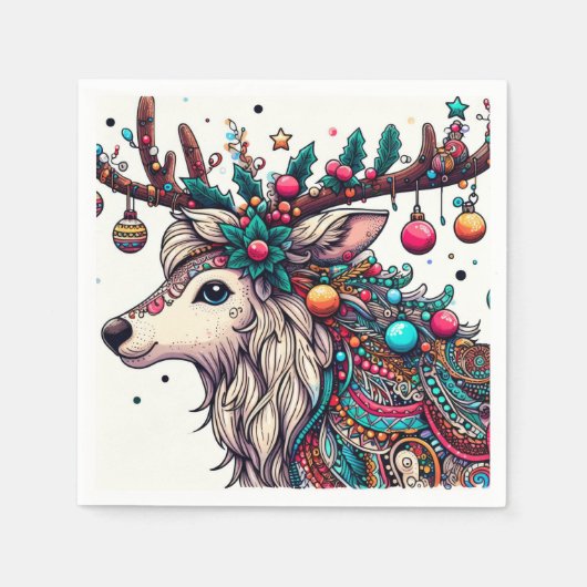 Serviette En Papier Esprit de vacances (Devant)