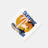Serviette En Papier Esprit été (Coin)