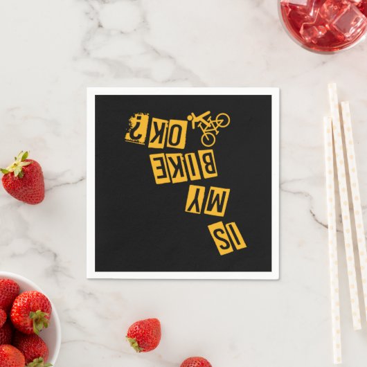 Serviette En Papier Est Mon Vélo Ok Cyclisme BMX MTB Vélo Cadeau (En situation)