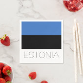 Serviette En Papier Estonie serviettes ! (En situation)
