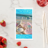 Serviette En Papier Et "Opel Waves : Blue Ocean Paper Napkins" ? (En situation)