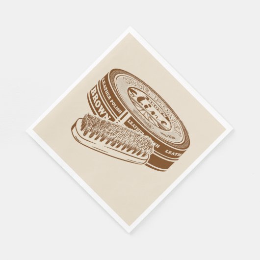 Serviette En Papier étain à chaussures Brown (Coin)