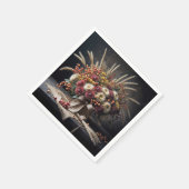 Serviette En Papier Étalons de blé d'automne et bouquet de maman (Coin)