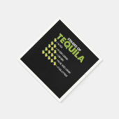 Serviette En Papier Étapes De Tequila Funny Tequila Drinker Cadeau (Coin)