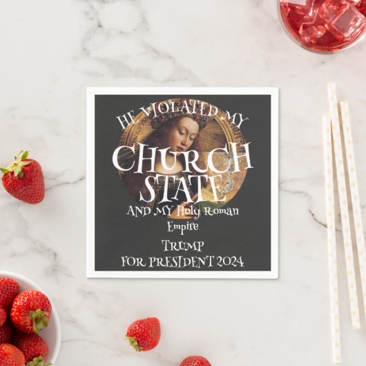 Serviette En Papier État de l'Église et Saint-Empire romain (En situation)