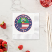 Serviette En Papier État de Washington (En situation)