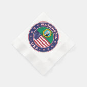 Serviette En Papier État de Washington (Coin)