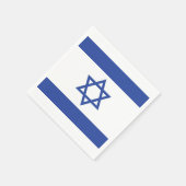 Serviette En Papier Etat d'Israël Drapeau, Étoile de David Juifs (Coin)