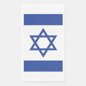 Serviette En Papier Etat d'Israël Drapeau, Étoile de David Juifs (Devant)