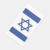 Serviette En Papier Etat d'Israël Drapeau, Étoile de David Juifs (Coin)