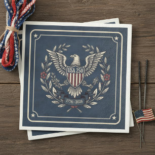 Serviette En Papier États-Unis 250 Aigle patriotique motif héritage ma