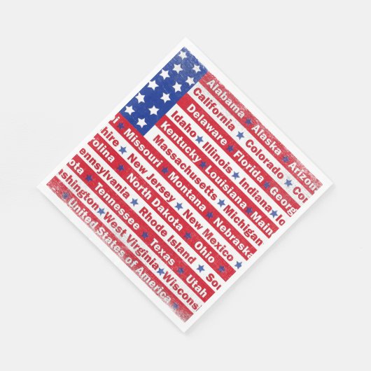 Serviette En Papier États-Unis D'Amérique (Coin)