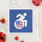 Serviette En Papier États-Unis handicapés (En situation)