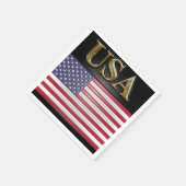 SERVIETTE EN PAPIER ÉTATS-UNIS OR (Coin)