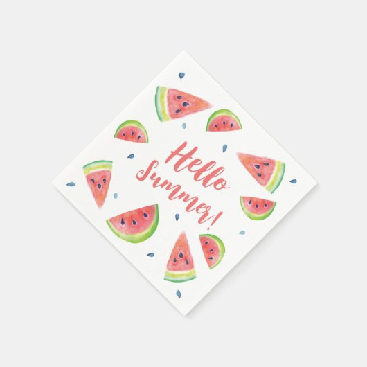 Serviette En Papier Été (Coin)