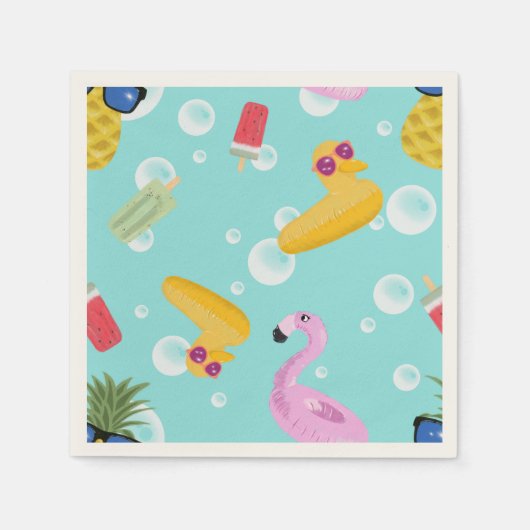 Serviette En Papier Été (Devant)