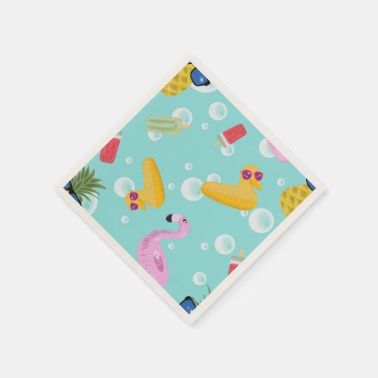 Serviette En Papier Été (Coin)