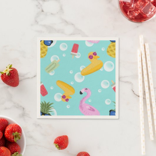 Serviette En Papier Été (En situation)